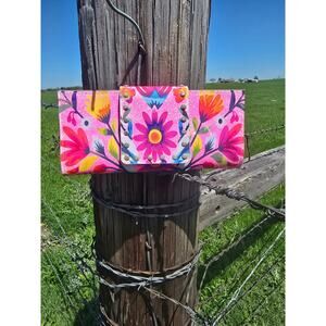 Handmade Dark pink wallet